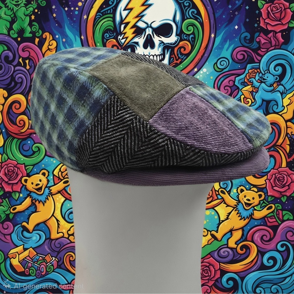 Grateful Dead 60th Anniversary Boston Scally Cap XL SUPER RARE